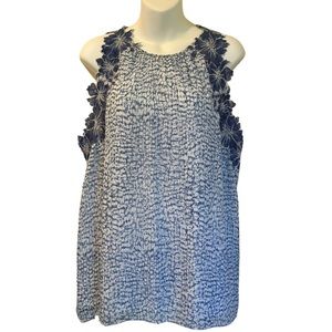 Max Studio Sophia Max Textured Lined Tank Top Sleeveless Shirt NWT